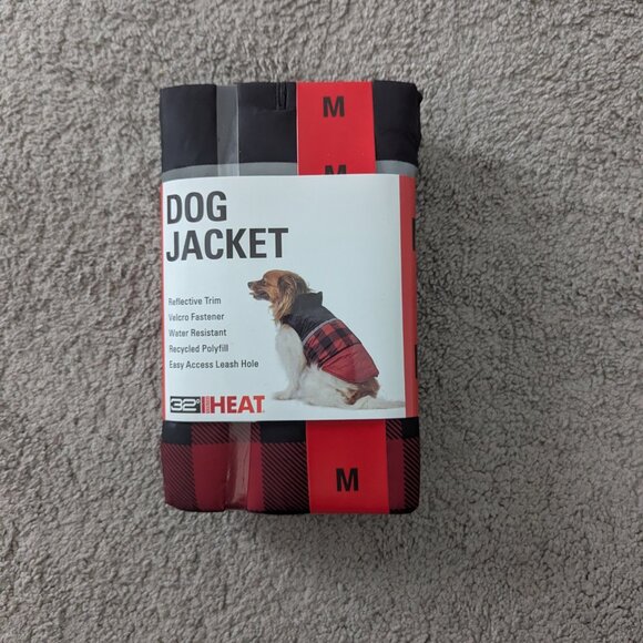 NWT 32 Degrees Heat/Water Resistant & Reflective Dog Jacket, Medium & Large - Picture 3 of 4